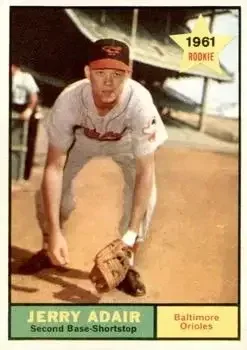 1961 Topps #71 Jerry Adair