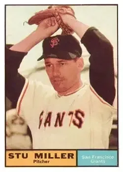 1961 Topps #72 Stu Miller