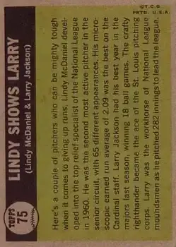 Back of Card #75