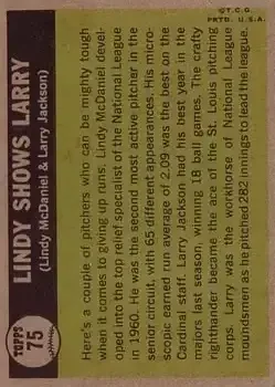 Back of Card #75