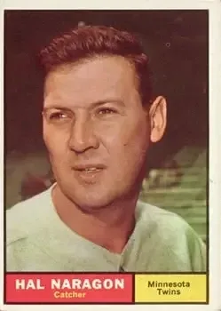 1961 Topps #92 Hal Naragon