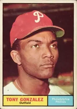 1961 Topps #93 Tony Gonzalez