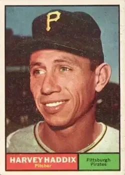 1961 Topps #100 Harvey Haddix