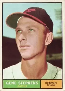1961 Topps #102 Gene Stephens