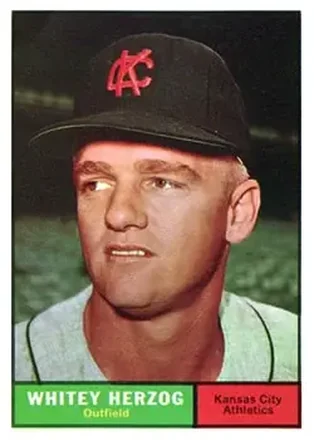 1961 Topps #106 Whitey Herzog