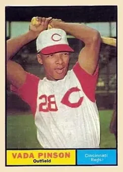 1961 Topps #110 - Vada Pinson - Cincinnati Reds