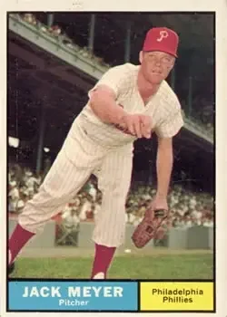 1961 Topps #111 Jack Meyer