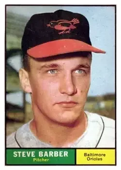 1961 Topps #125 Steve Barber