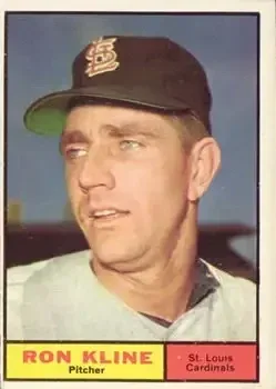 1961 Topps #127 Ronnie Kline