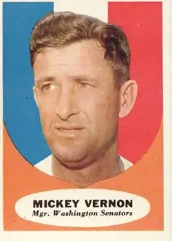 1961 Topps #134 James Vernon
