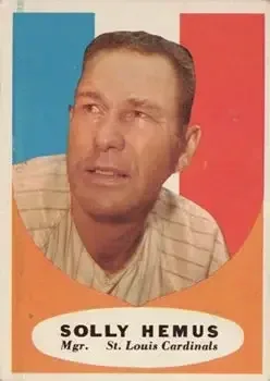 1961 Topps #139 Solly Hemus