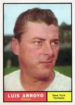 1961 Topps #142 - Luis Arroyo - New York Yankees