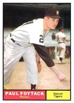 1961 Topps #171 Paul Foytack