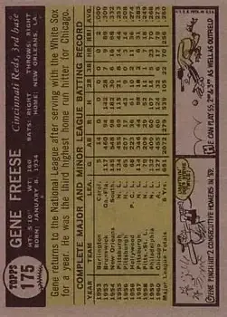 Back of Gene Freese
