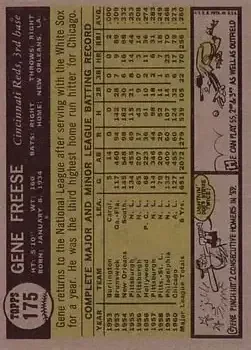 Back of Gene Freese