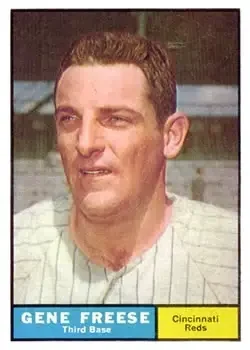 1961 Topps #175 Gene Freese