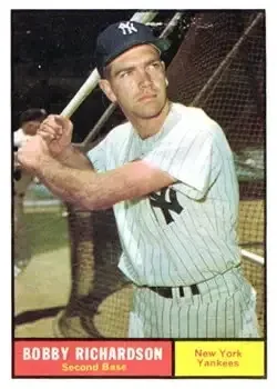 1961 Topps #180 Bobby Richardson