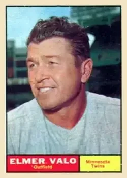1961 Topps #186 Elmer Valo