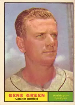 1961 Topps #206 Gene Green