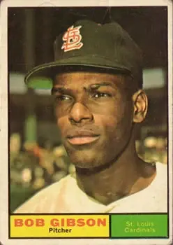 1961 Topps #211 Bob Gibson