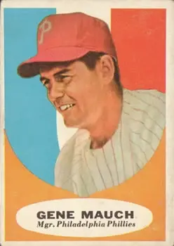 1961 Topps #219 Gene Mauch