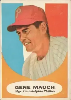 1961 Topps #219 Gene Mauch
