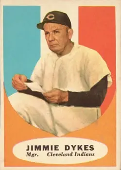 1961 Topps #222 Jimmy Dykes