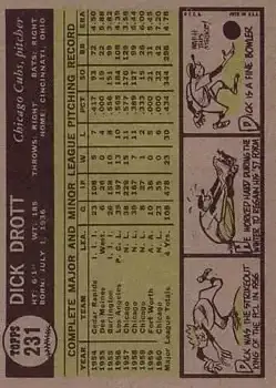 Back of Dick Drott