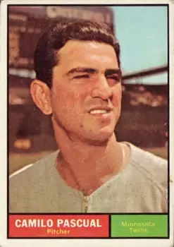 1961 Topps #235 Camilo Pascual