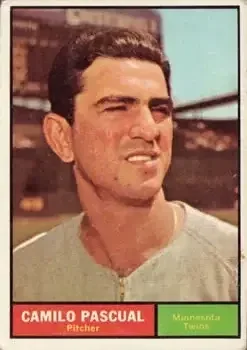 1961 Topps #235 Camilo Pascual