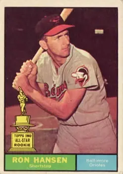 1961 Topps #240 Ron Hansen