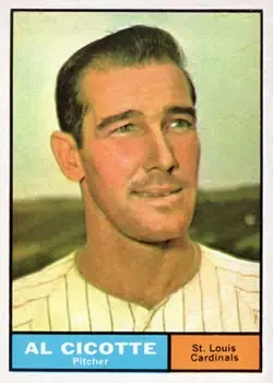 1961 Topps #241 Al Cicotte