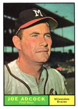1961 Topps #245 Joe Adcock