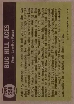 Back of Card #250