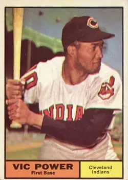 1961 Topps #255 Vic Power