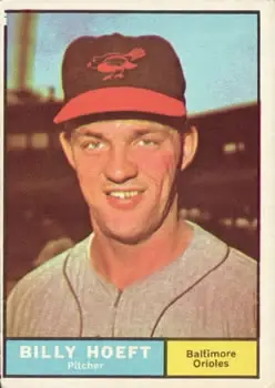 1961 Topps #256 Billy Hoeft