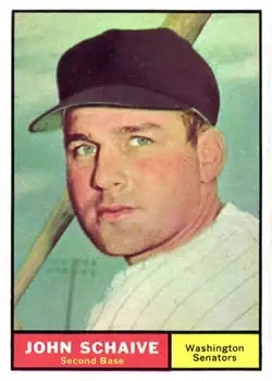 1961 Topps #259 John Schaive