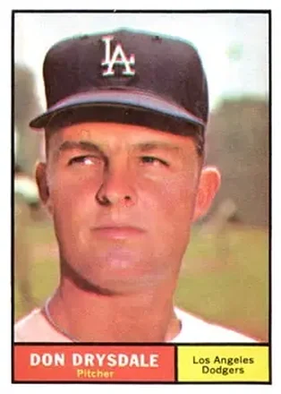 1961 Topps #260 Don Drysdale