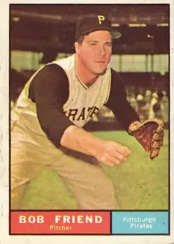 1961 Topps #270 Bob Friend