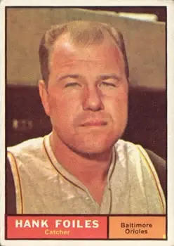 1961 Topps #277 Hank Foiles