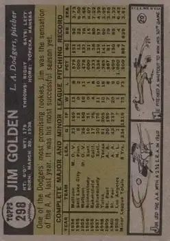 Back of Jim Golden