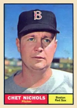 1961 Topps #301 Chet Nichols