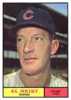 1961 Topps #302 Al Heist