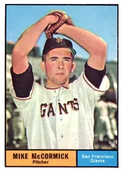 1961 Topps #305 Mike McCormick