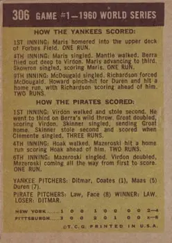 Back of Card 306