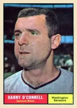 1961 Topps #318 Danny O'Connell