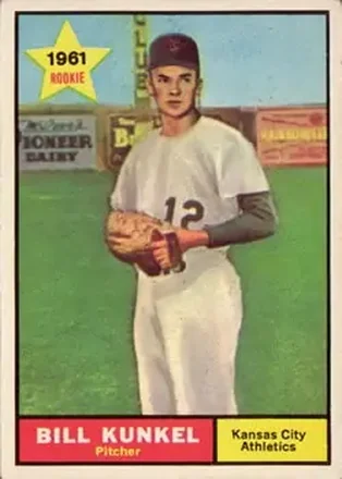 1961 Topps #322 Bill Kunkel