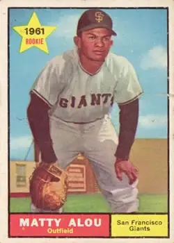 1961 Topps #327 Matty Alou