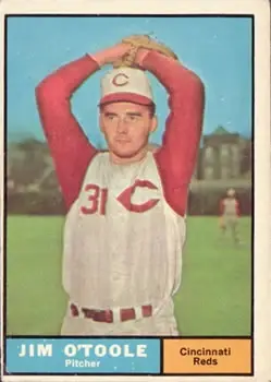 1961 Topps #328 Jim O'Toole