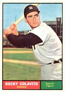 1961 Topps #330 Rocky Colavito